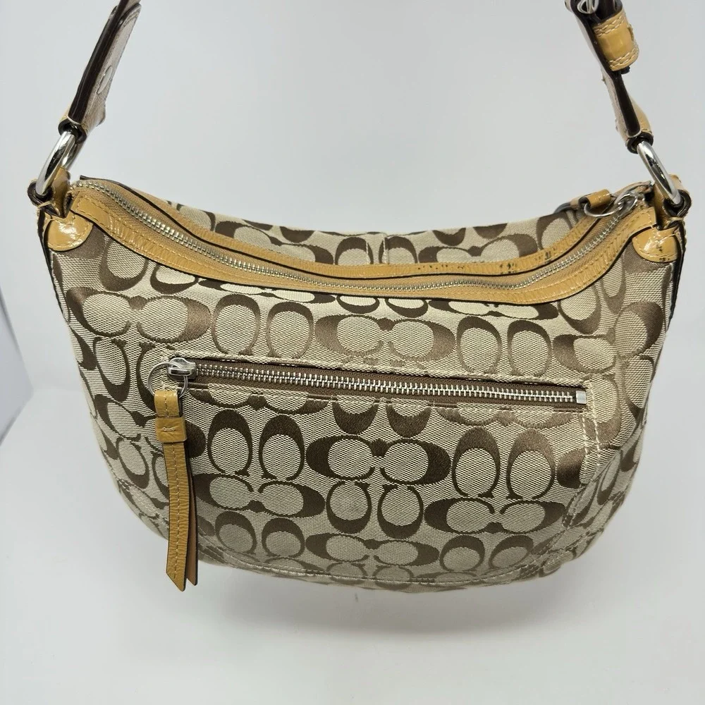 Coach signature hobo